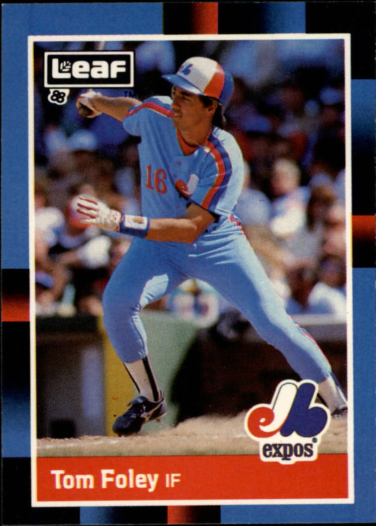 1988 Leaf/Donruss Baseball Cards       143     Tom Foley